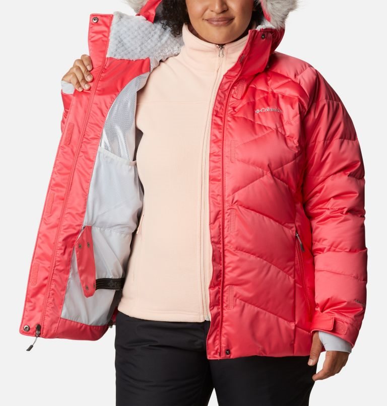 Women's Columbia Lay D Down II Jackets Red | Plus Size CA-Q6L05